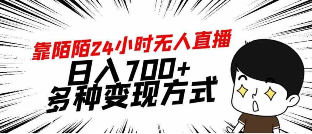 （9160期）靠陌陌24小时无人直播，日入700+，多种变现方式-大源资源网