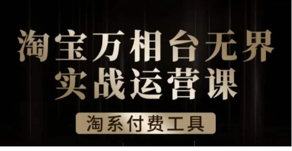 沧海·淘系万相台无界实战运营课，万相台无界实操全案例解析-大源资源网