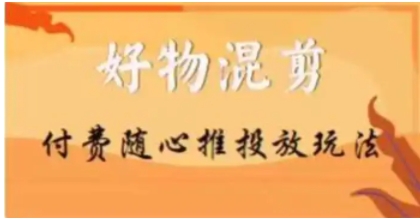 好物混剪付费随心推投放玩法，随心投放小课抖音教程-大源资源网