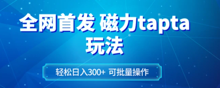 全网首发磁力toptop玩法 轻松日入300+-大源资源网