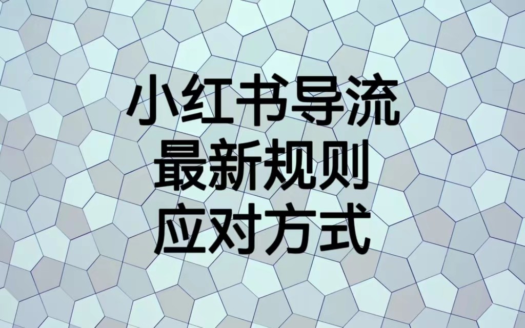 小红书导流最新规则应对方式，新规以后目前还可用的引流方式解读-大源资源网