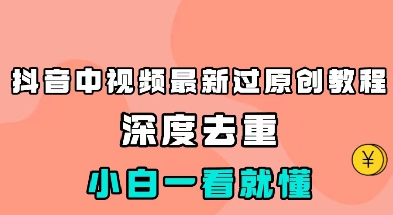 最新中视频影视解介绍搬运教程，100%过原创，小白也能轻松掌握-大源资源网