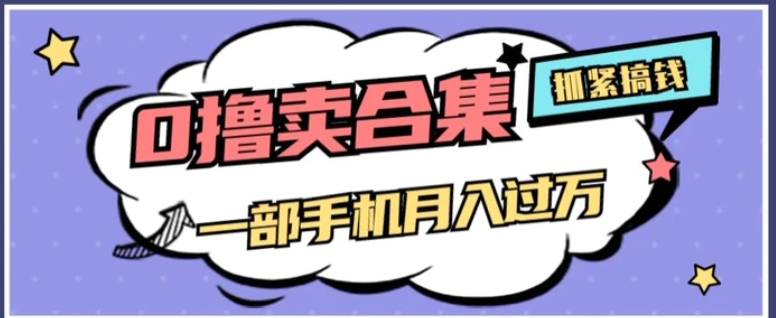 0撸项目月入过万，售卖全套ai工具合集，一单29.9元，一部手机即可【揭秘】-大源资源网