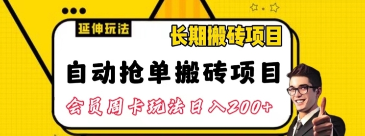 自动抢单搬砖项目2.0玩法超详细实操，一个人一天可以搞轻松一百单左右【揭秘】-大源资源网