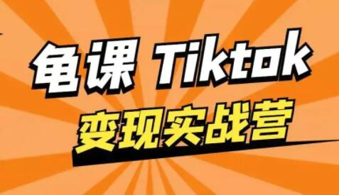 龟课-TikTok变现实战训练营 第1期 多种变现模式，轻松赚美刀-大源资源网