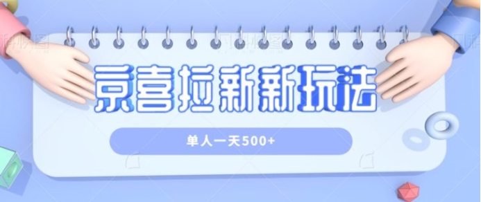 京喜特价拉新新玩法，有台电脑就可以操作，单人一天500+【视频教程】-大源资源网