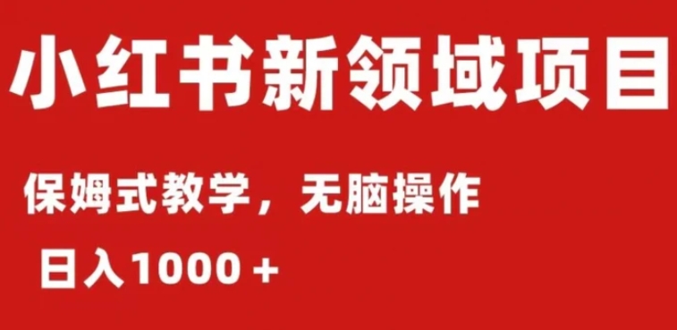 小红书AI掘金：保姆式教程，日入1000＋，小白可轻松上手-大源资源网