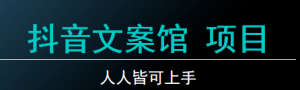 抖音文案馆项目，宝藏推荐，人人皆可上手-大源资源网